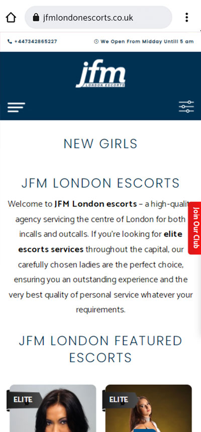 JFM London Escort